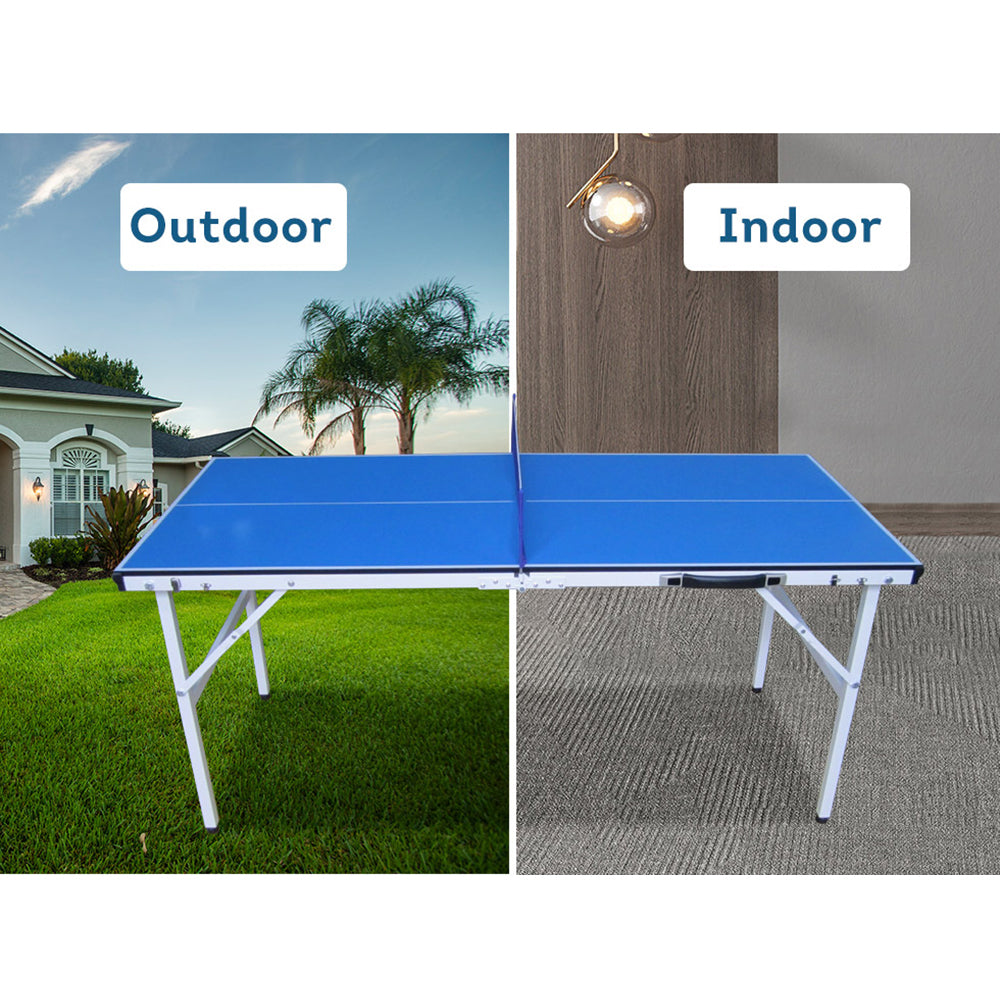 T&R SPORTS 5FT Foldable Table Tennis/Ping Pong Table