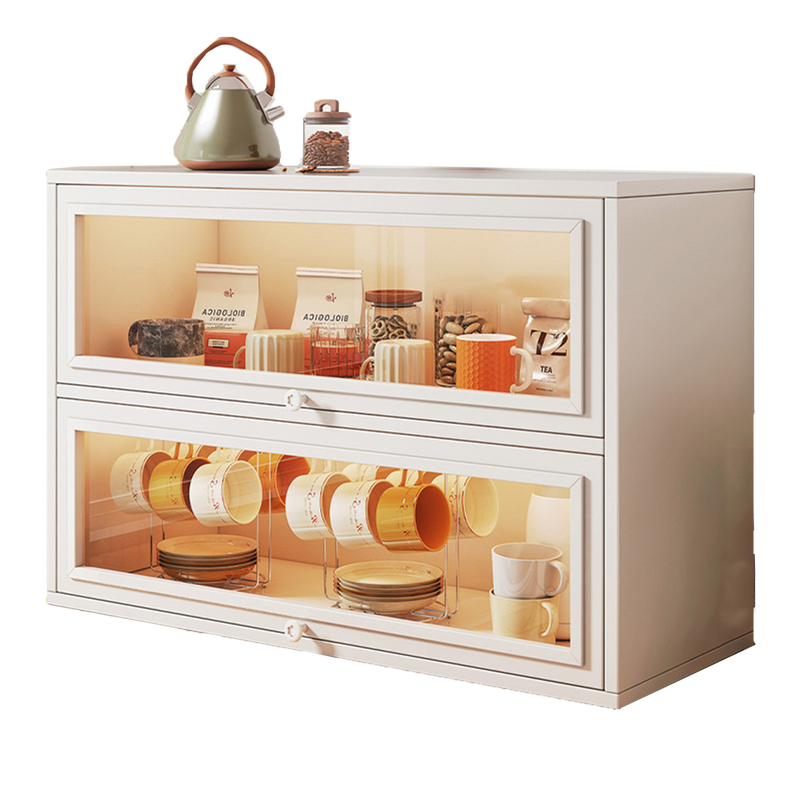 NEW Kitchen Acrylic Cup Storage Cabinet, Table Top Cup Storage Box, Tea Cup Rack