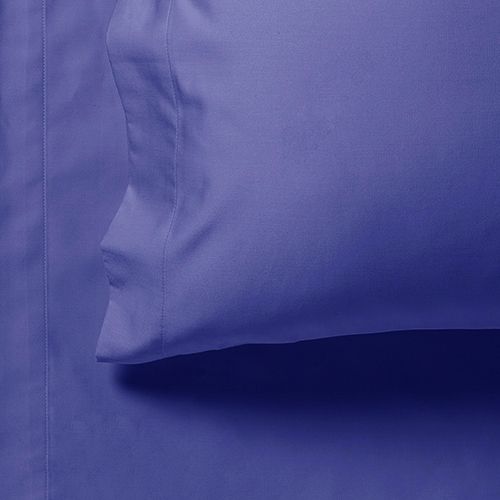 1000TC Ultra Soft Queen Size Bed Royal Blue Flat & Fitted Sheet Set