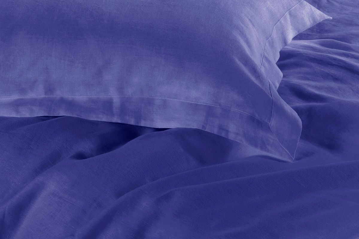 1000TC Tailored Double Size Royal Blue Duvet Doona Quilt Cover Set