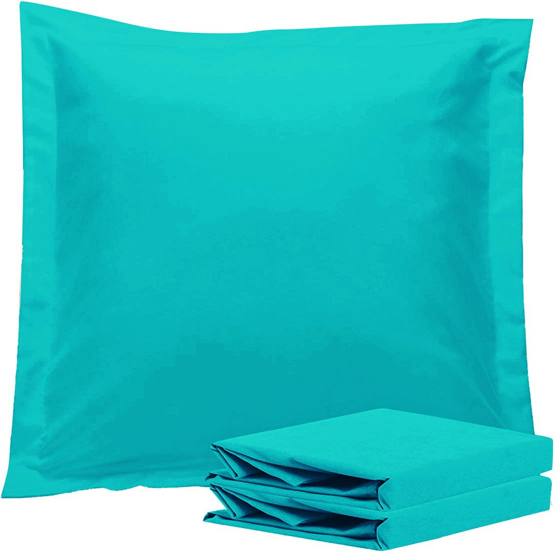 1000TC Premium Ultra Soft European Pillowcases 2-Pack Teal
