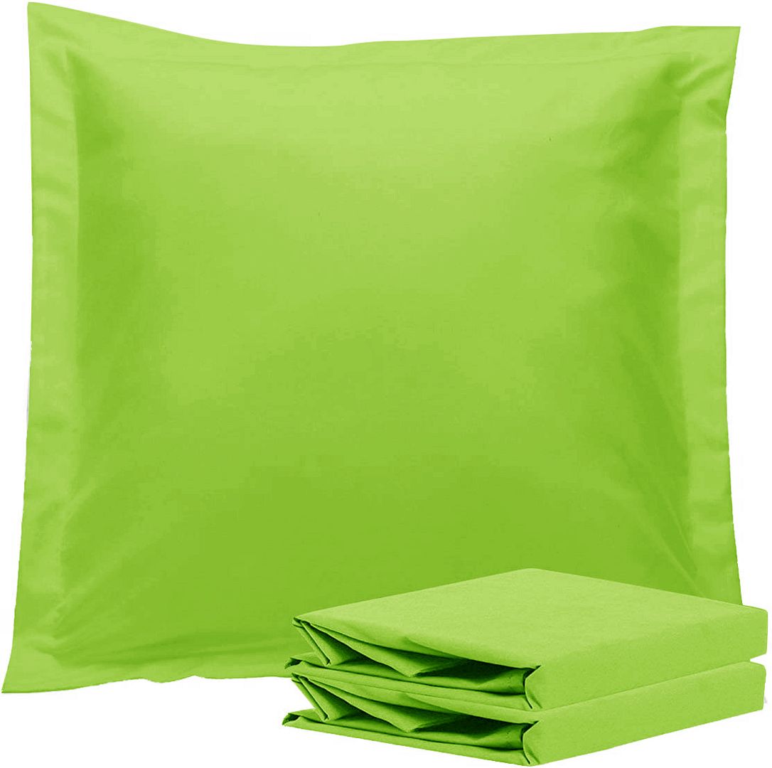 1000TC Premium Ultra Soft European Pillowcases 2-Pack Green