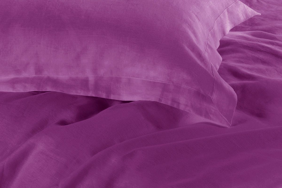 1000TC Tailored King Size Purple Duvet Doona Quilt Cover Set