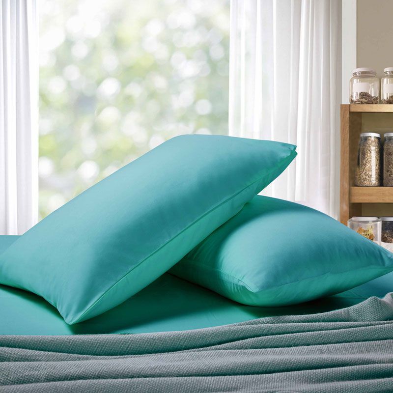 1000TC Premium Ultra Soft King size Pillowcases 2-Pack - Teal