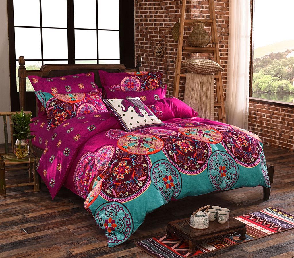 Mandala King Size Duvet Doona Quilt Cover Set