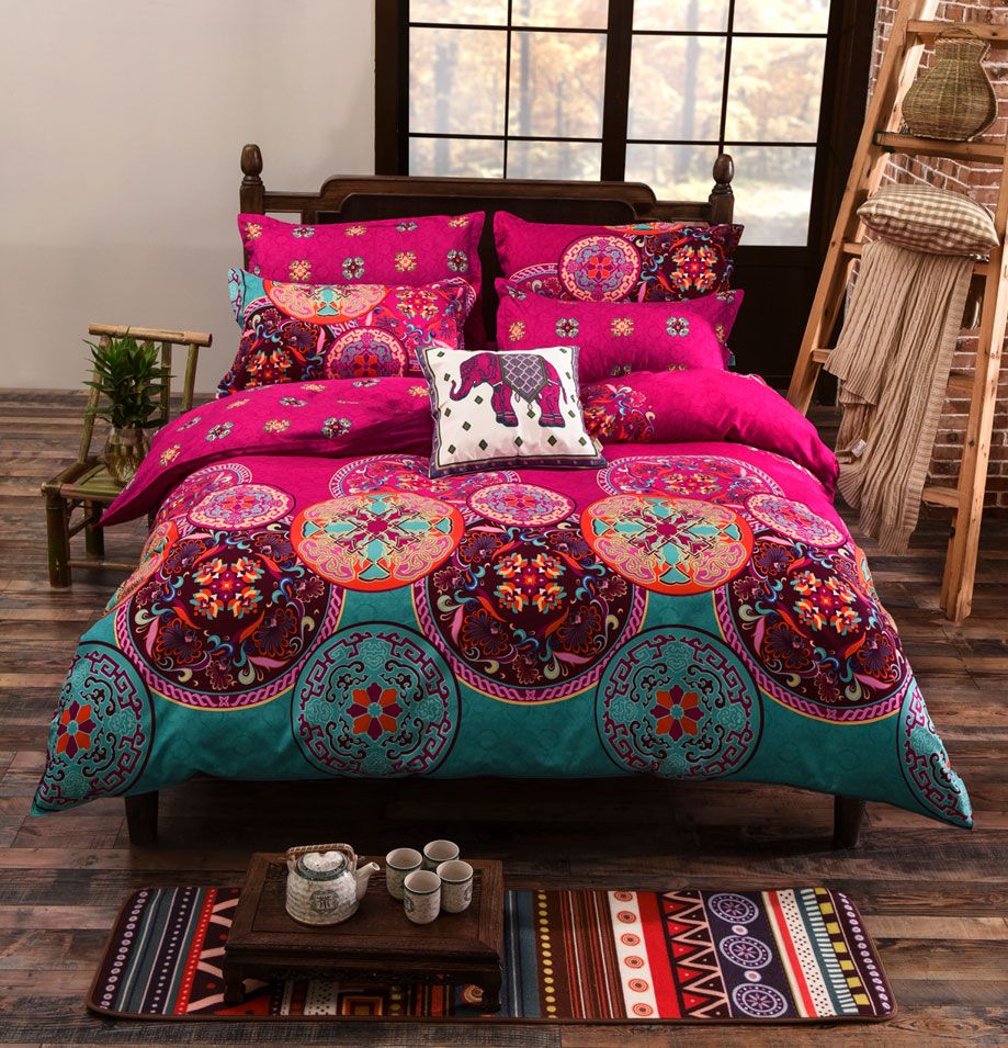 Mandala King Size Duvet Doona Quilt Cover Set