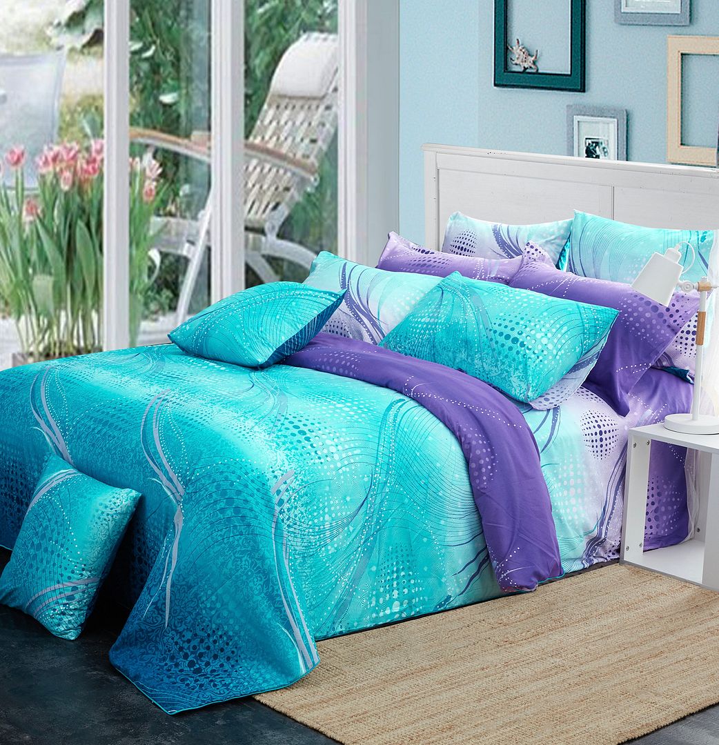 Vitara Single Size Quilt/Doona/Duvet Cover Set