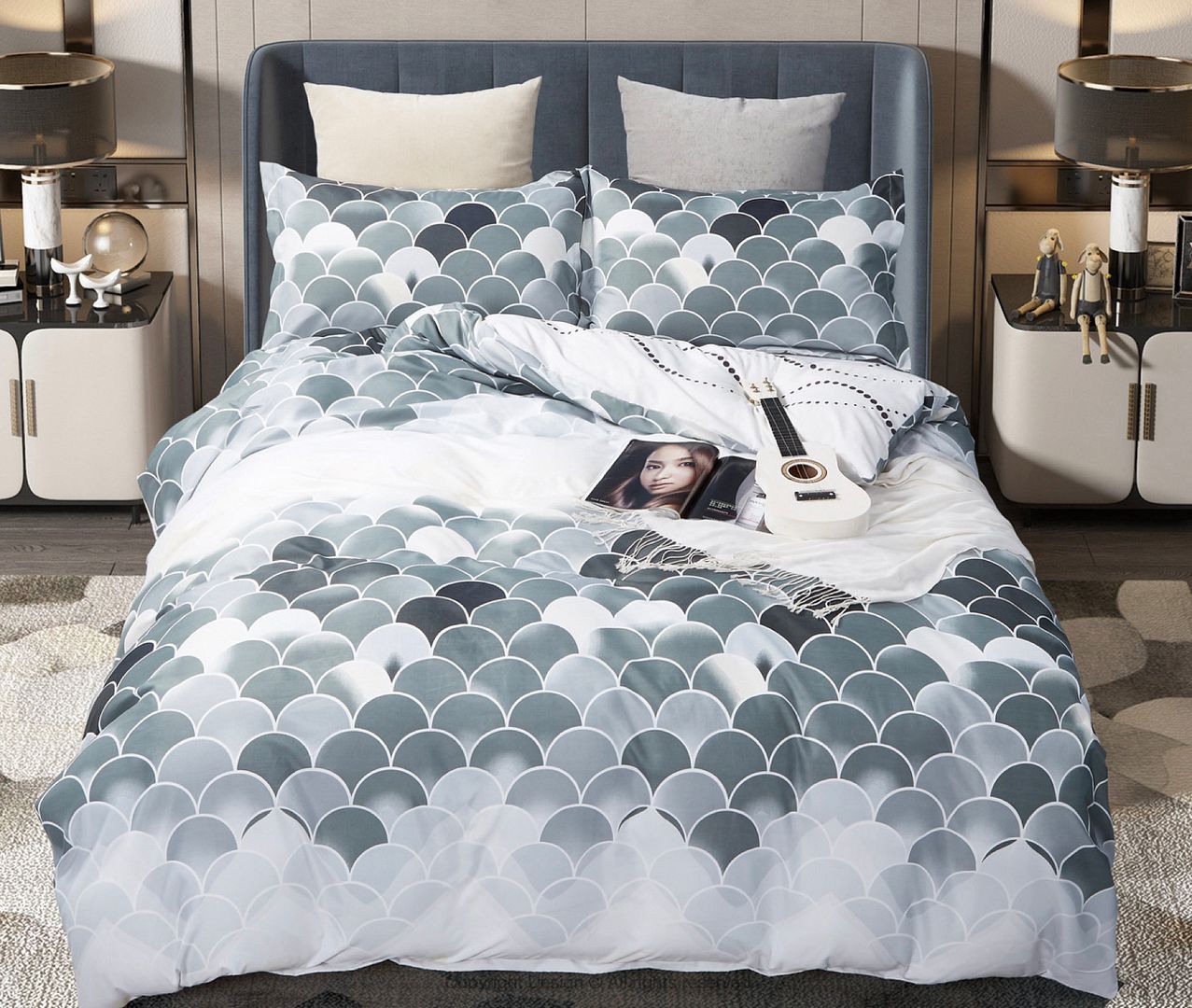 Millie Super King Size Quilt/Doona/Duvet Cover Set