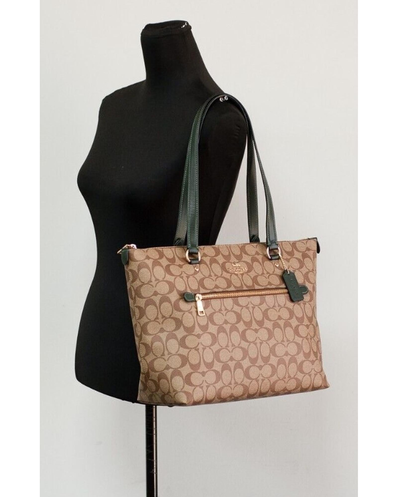 Coach Signature Gallery Tote Handbag One Size Women