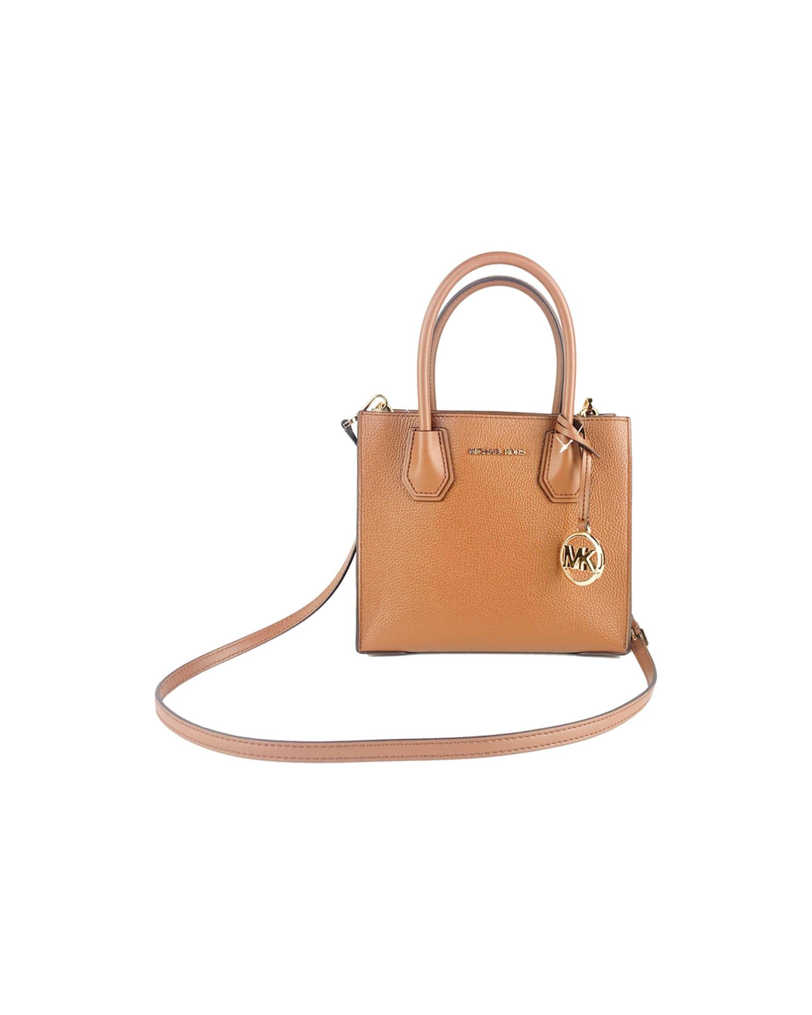 Michael Kors Mercer Medium Messenger Bag in Pebbled Leather One Size Women