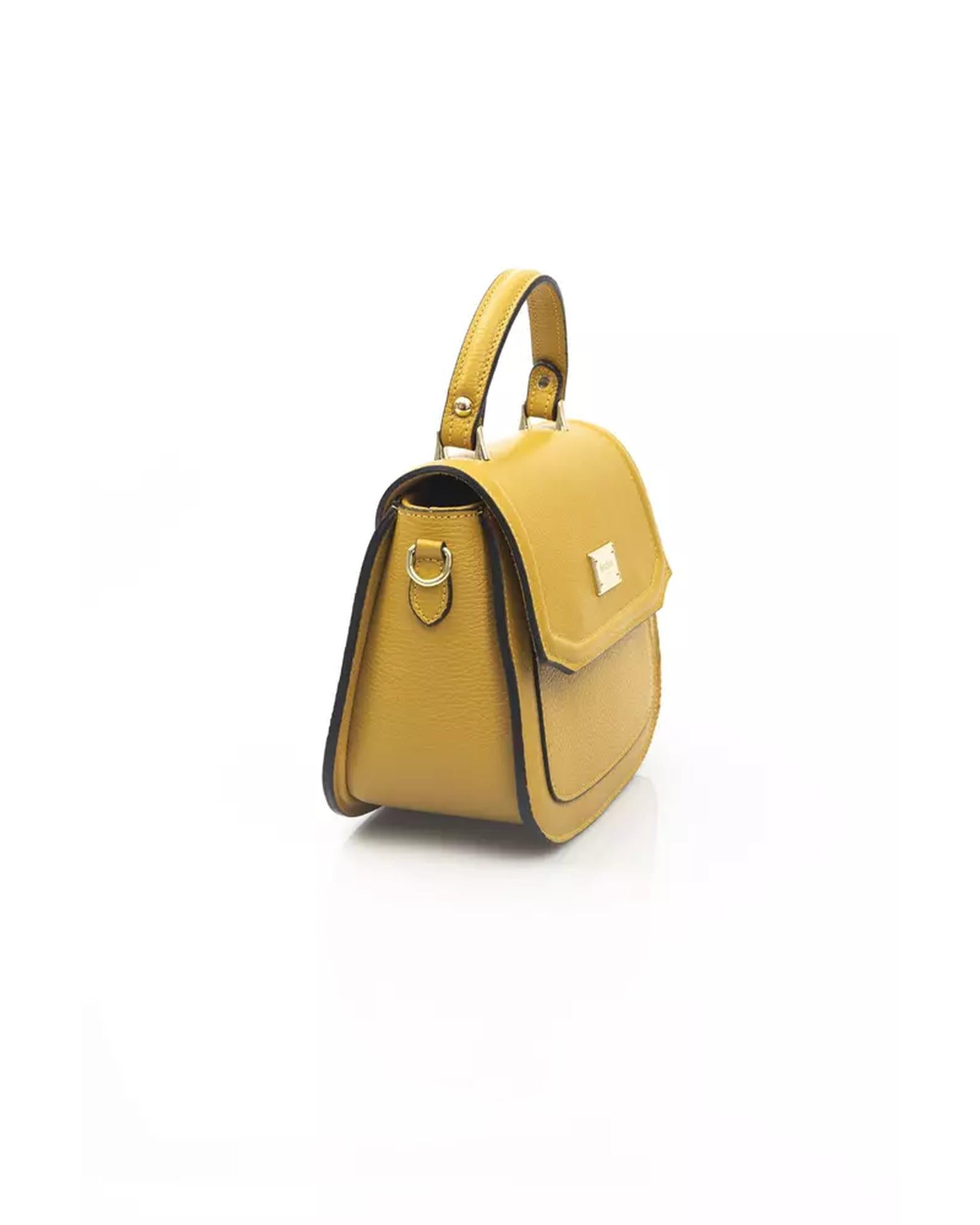 Golden Logo Flap Shoulder Bag One Size Women