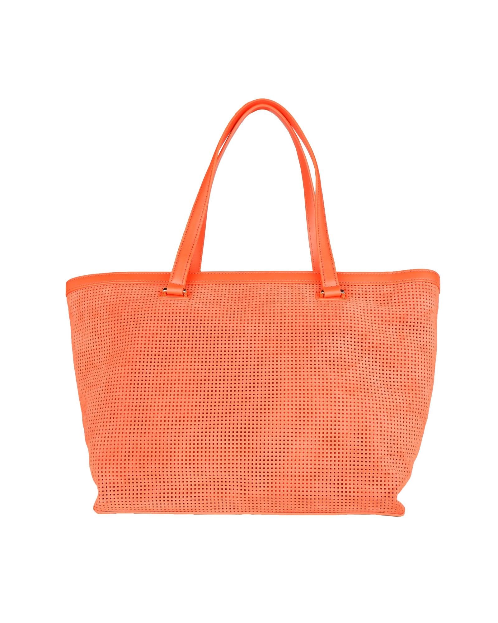 Perforated Squares Texture Handbag with Unique Zipped Compartment One Size Women