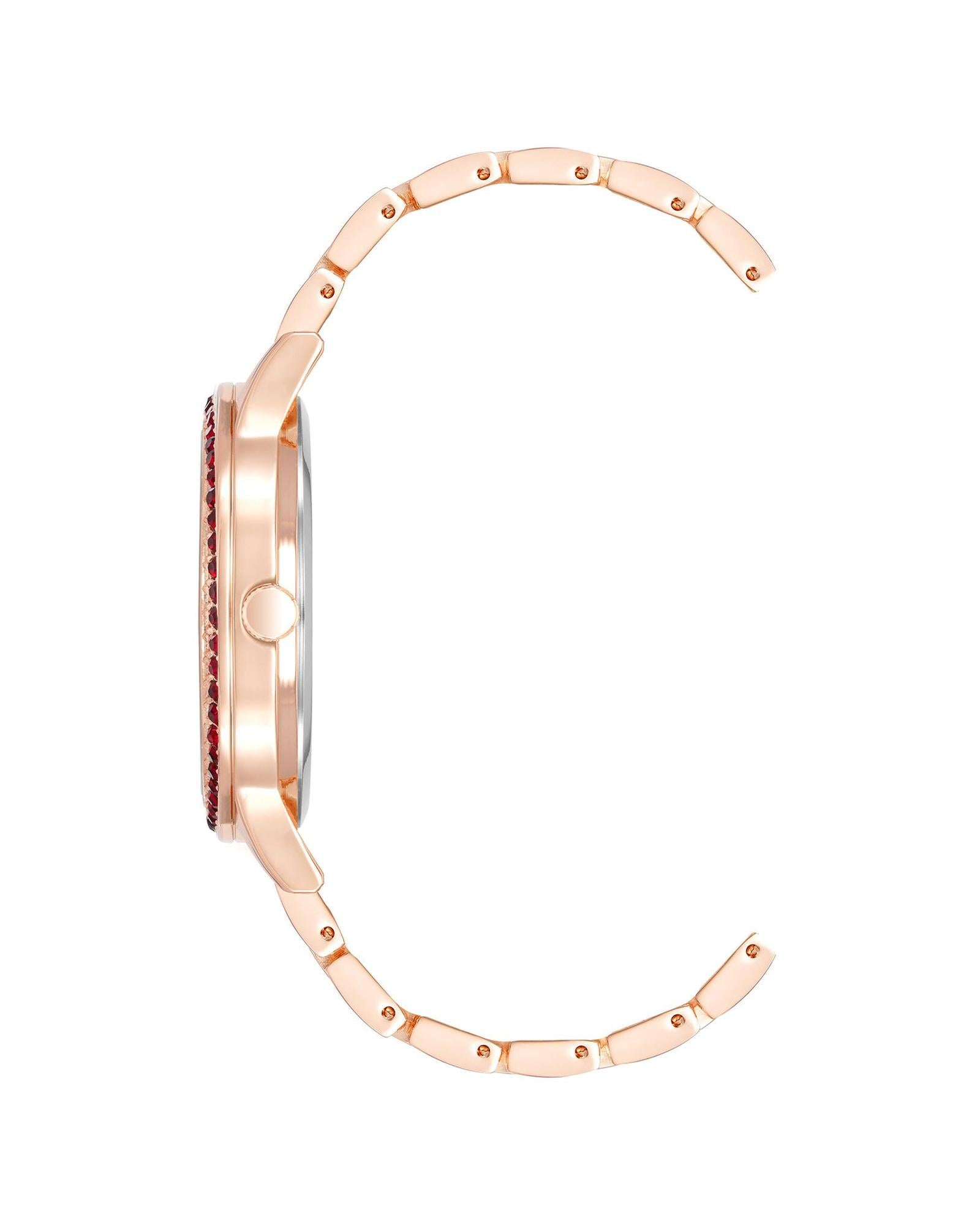 Rose Gold Analog Fashion Wristwatch One Size Women