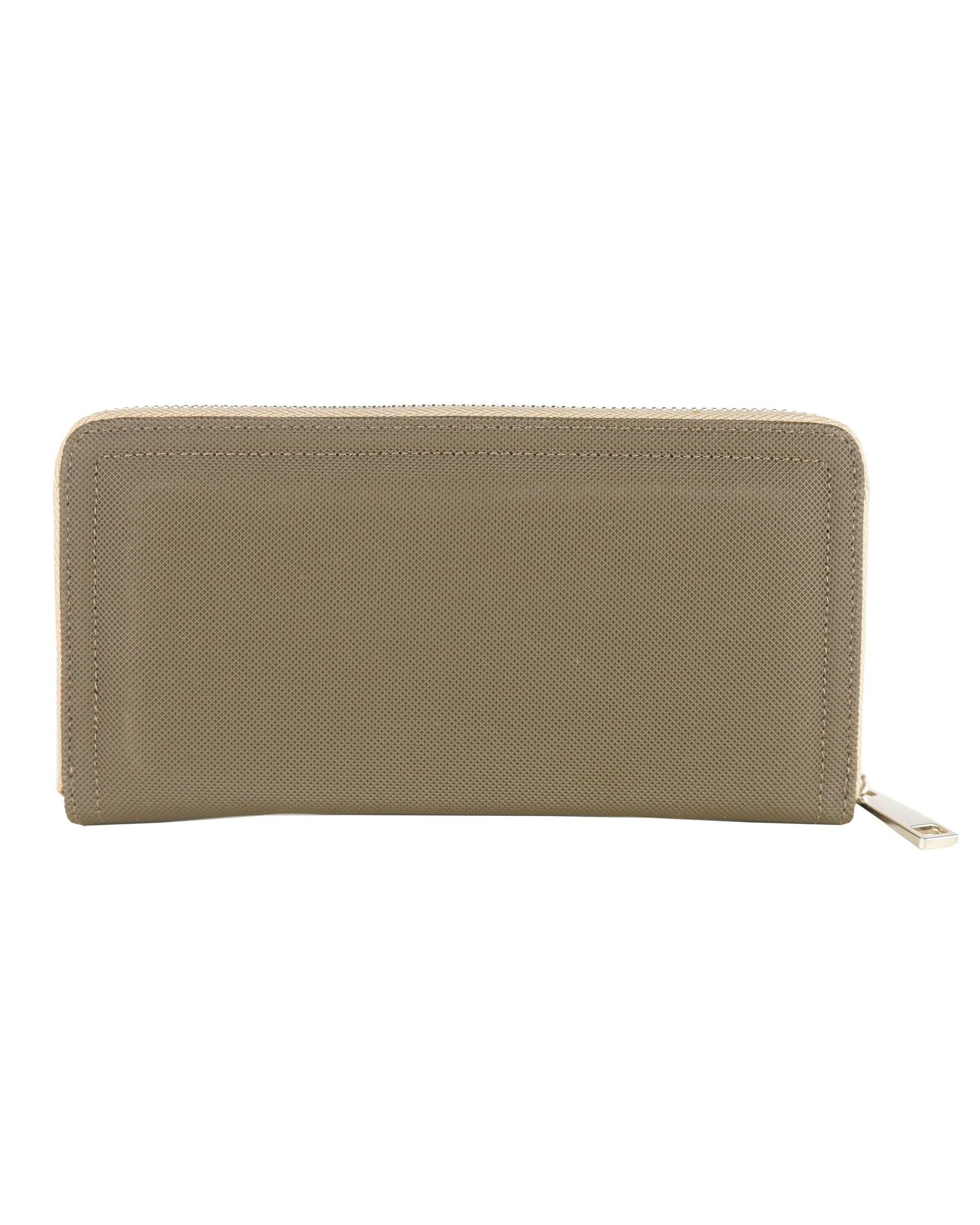 La Martina Double Zip Closure Purse with Logo Detail and Interior Card Holder One Size Women