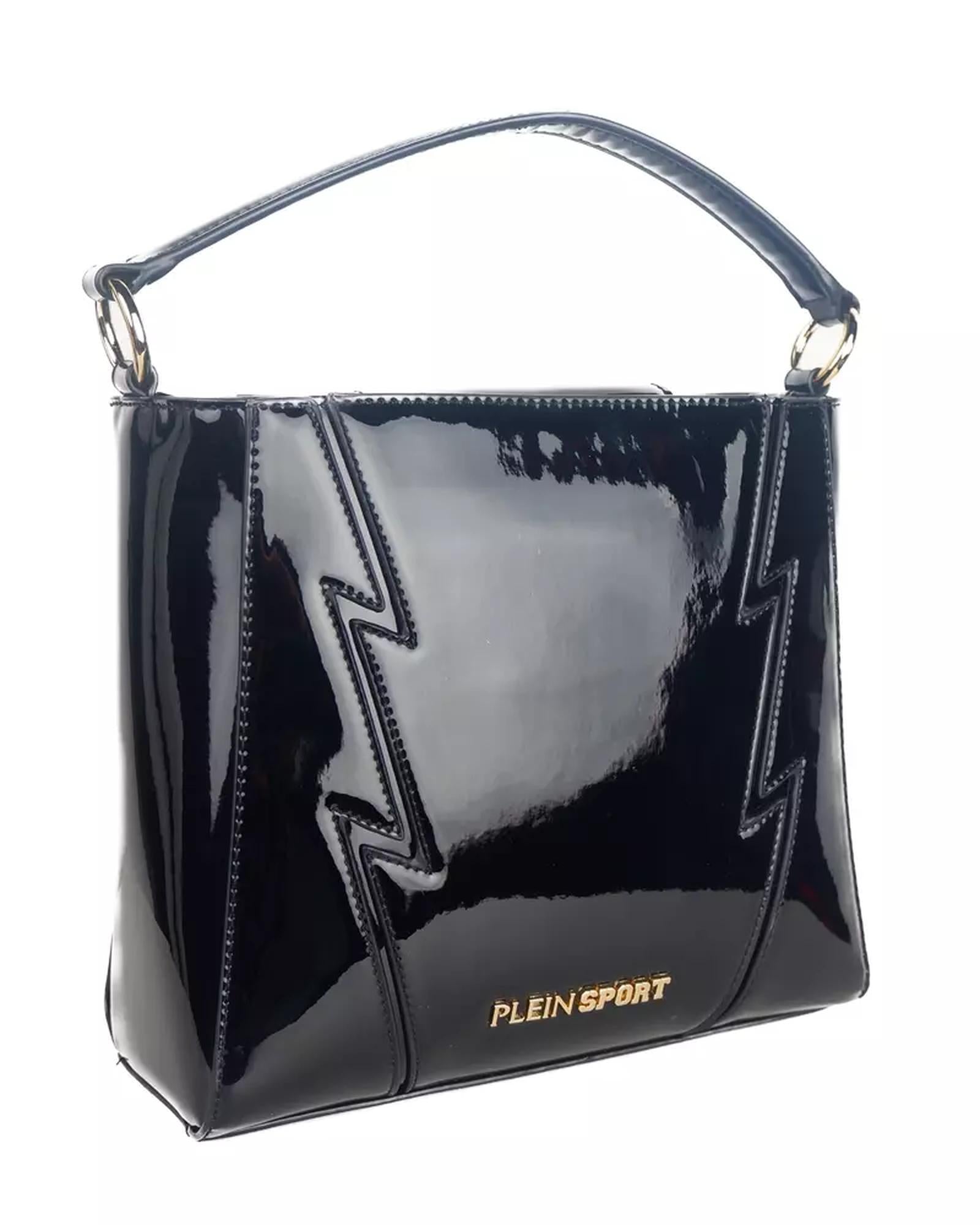 Plein Sport Shoulder Bag with BR Logo and Adjustable Strap One Size Women