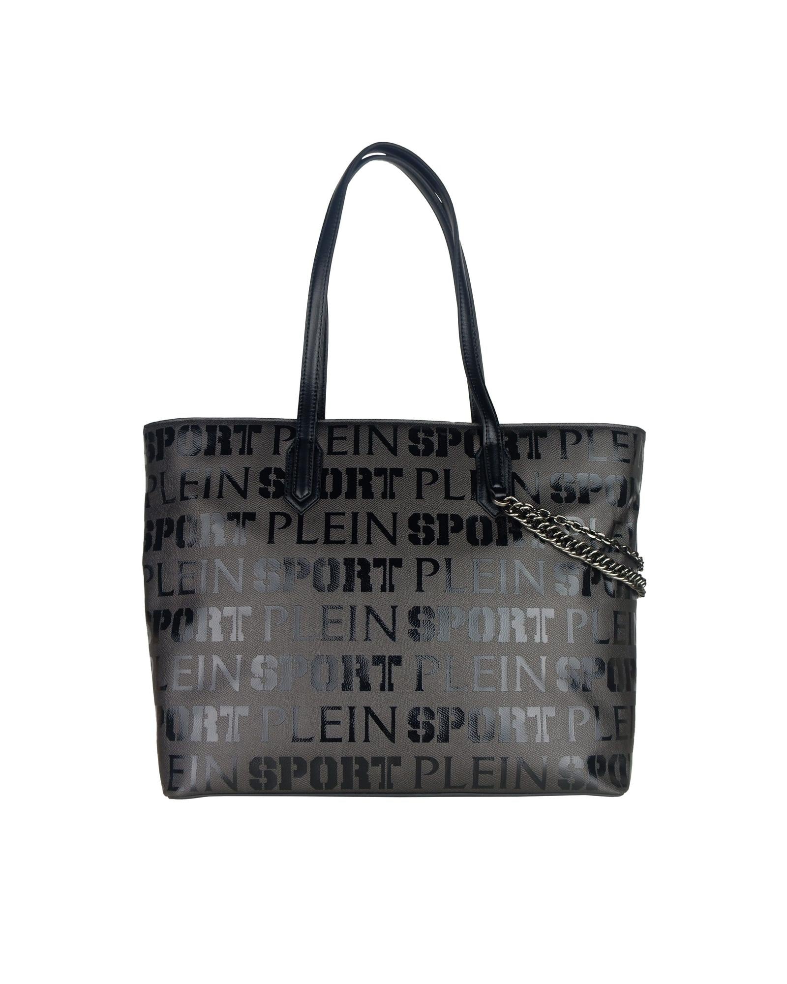 Plein Sport Logo Print Shopping Bag with Crossbelt One Size Women