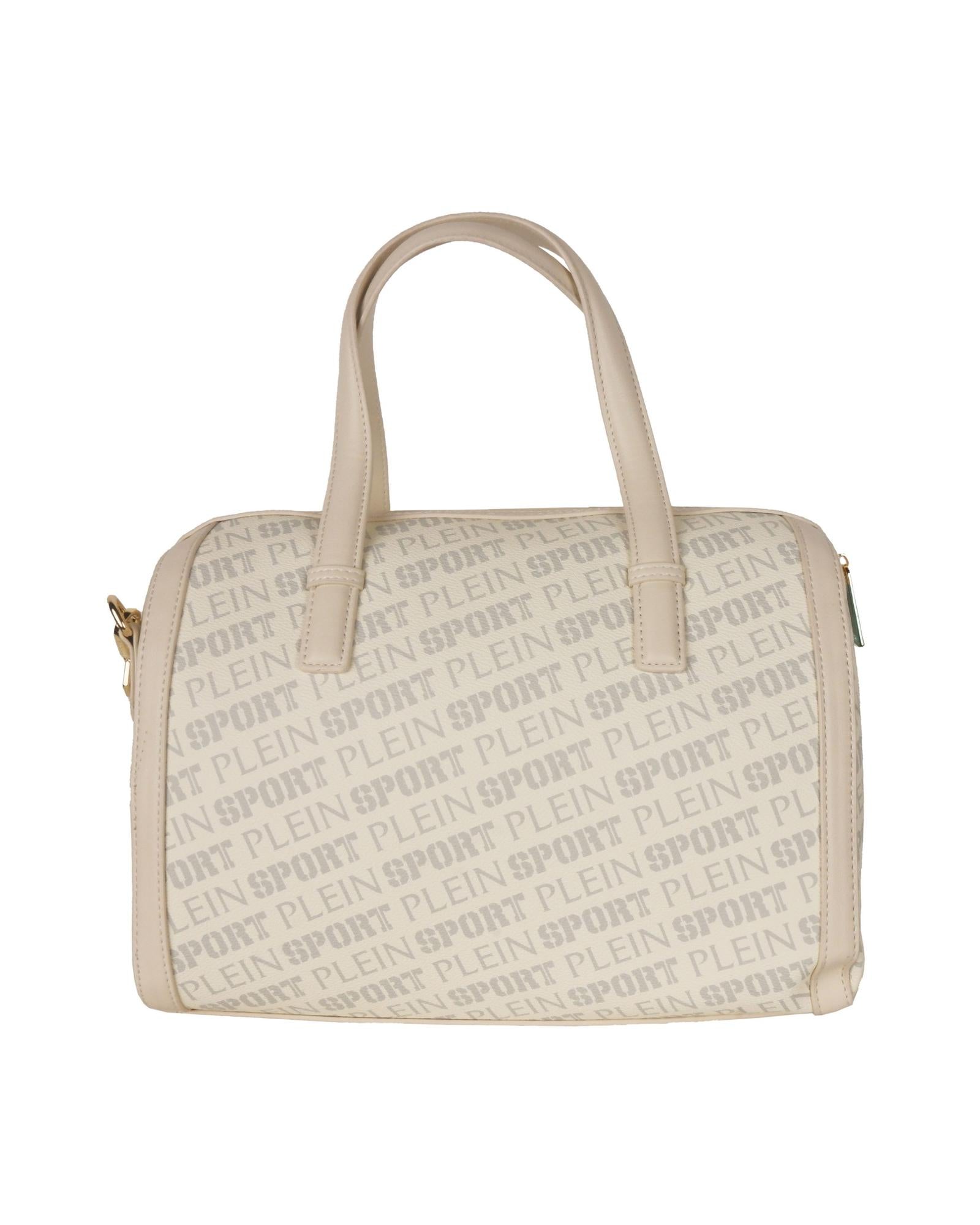 Plein Sport Logo Print Eco-Leather Bag with Keychain One Size Women
