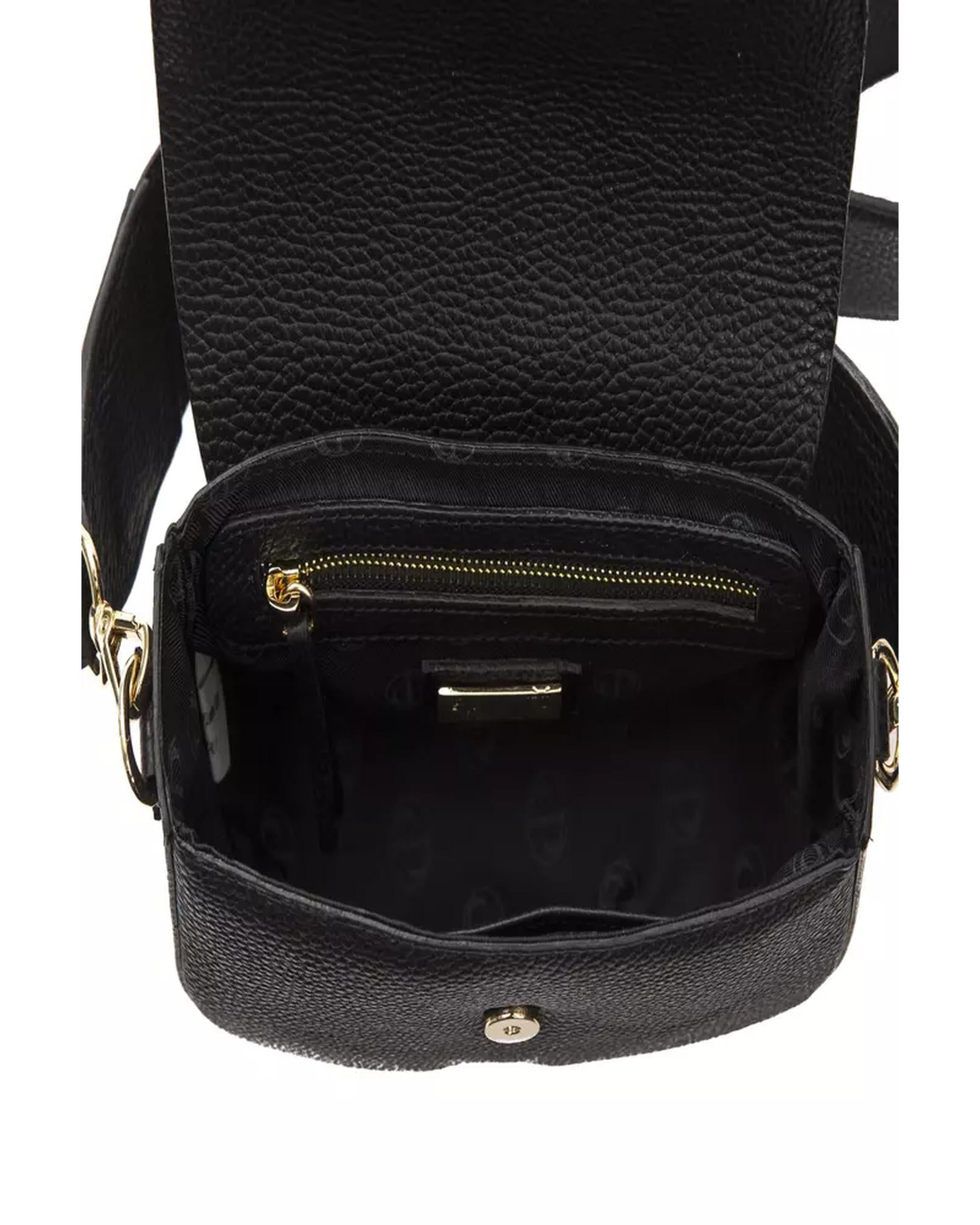 Leather Crossbody Bag with Logo Lining and Dustbag One Size Women