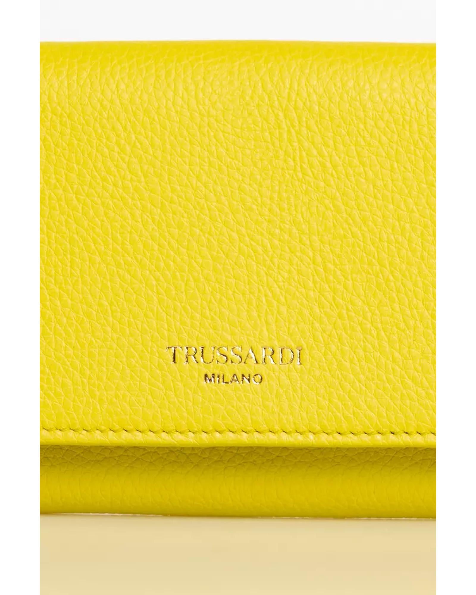 Embossed Logo Mini Wallet with Card Holder and Zip Compartment One Size Women