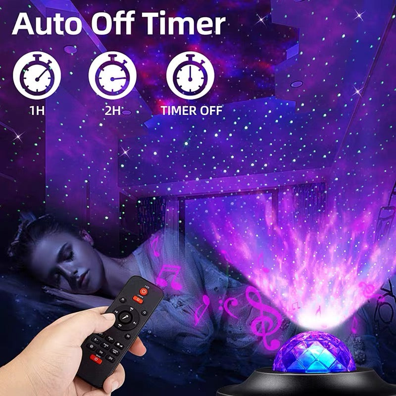 Galaxy Starry Night Light Projector Ocean Star Sky Party Baby Kids Room LED Lamp