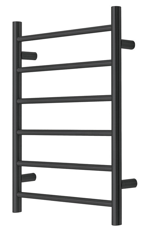 2023 Matte Black stainless steel Heated Towel Rail rack Round AU 1000*620mm