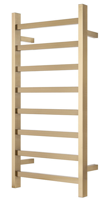 2023 Brushed Brass Gold stainless steel Heated Towel Rail rack Square AU 1000*620mm No Timer