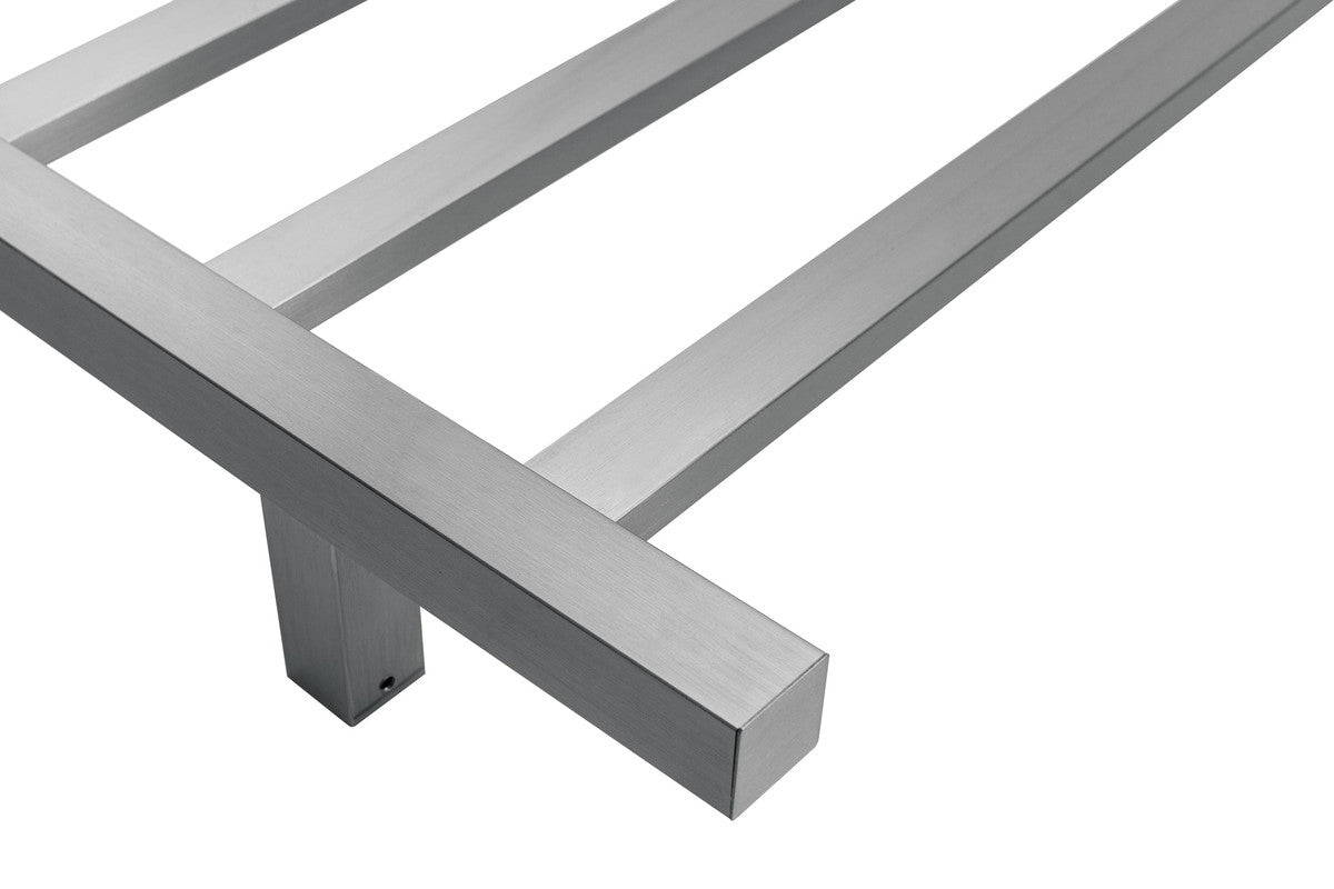 2023 Brushed Nickel stainless steel Heated Towel Rail rack Square AU 1000*620mm Timer