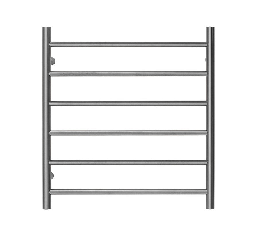 2023 Brushed Nickel Stainless steel NON Heated Towel Rail rack Round AU 650*620mm