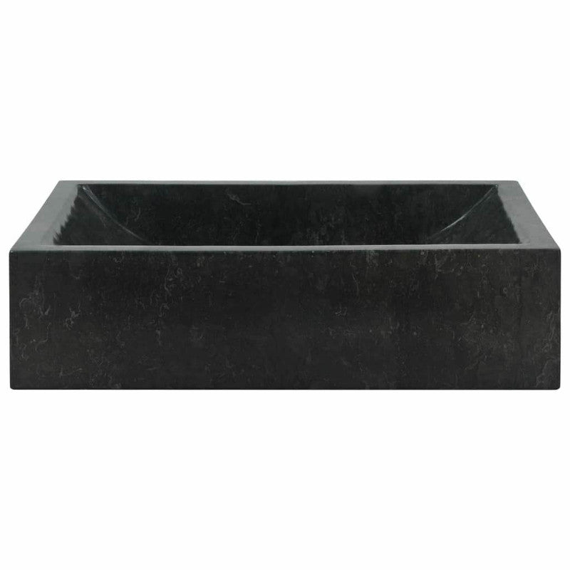 2021 Hand Crafted Marble Nature stone wash basin Black wall hung 500*350*120 mm