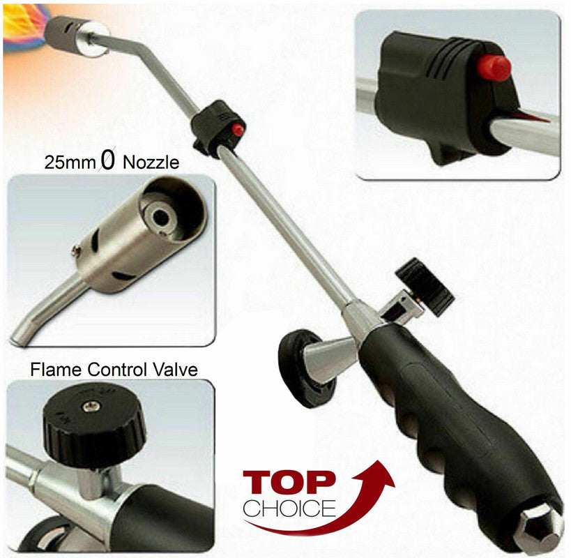 2021 New Garden Weed Blaster Blowtorch BURNER WEEDER BUTANE GAS PIEZO IGNITIONS ROUND UP