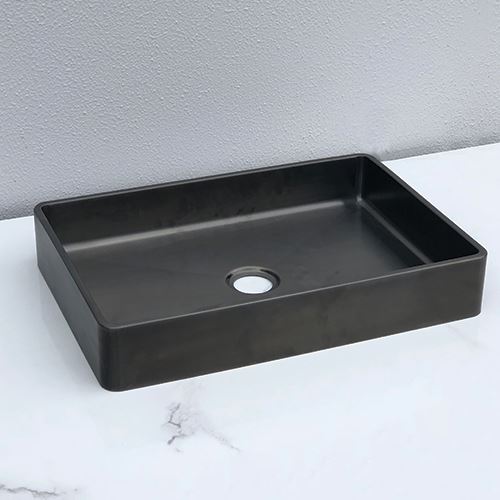 2020 New Burnished Gunmetal brass gold bench top mount basin sink