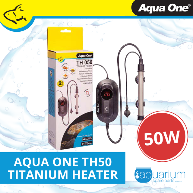 Aqua One TH 50 Titanium Heater 50W (15055)