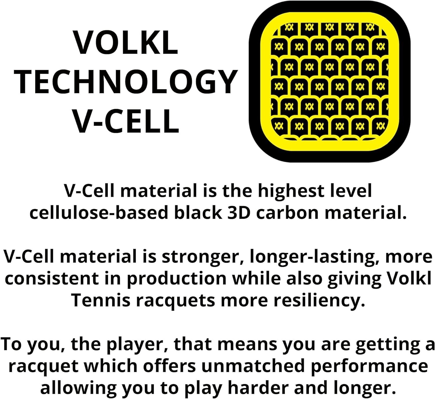 VOLKL V-CELL 10 (320g) Tennis Racquet - Unstrung