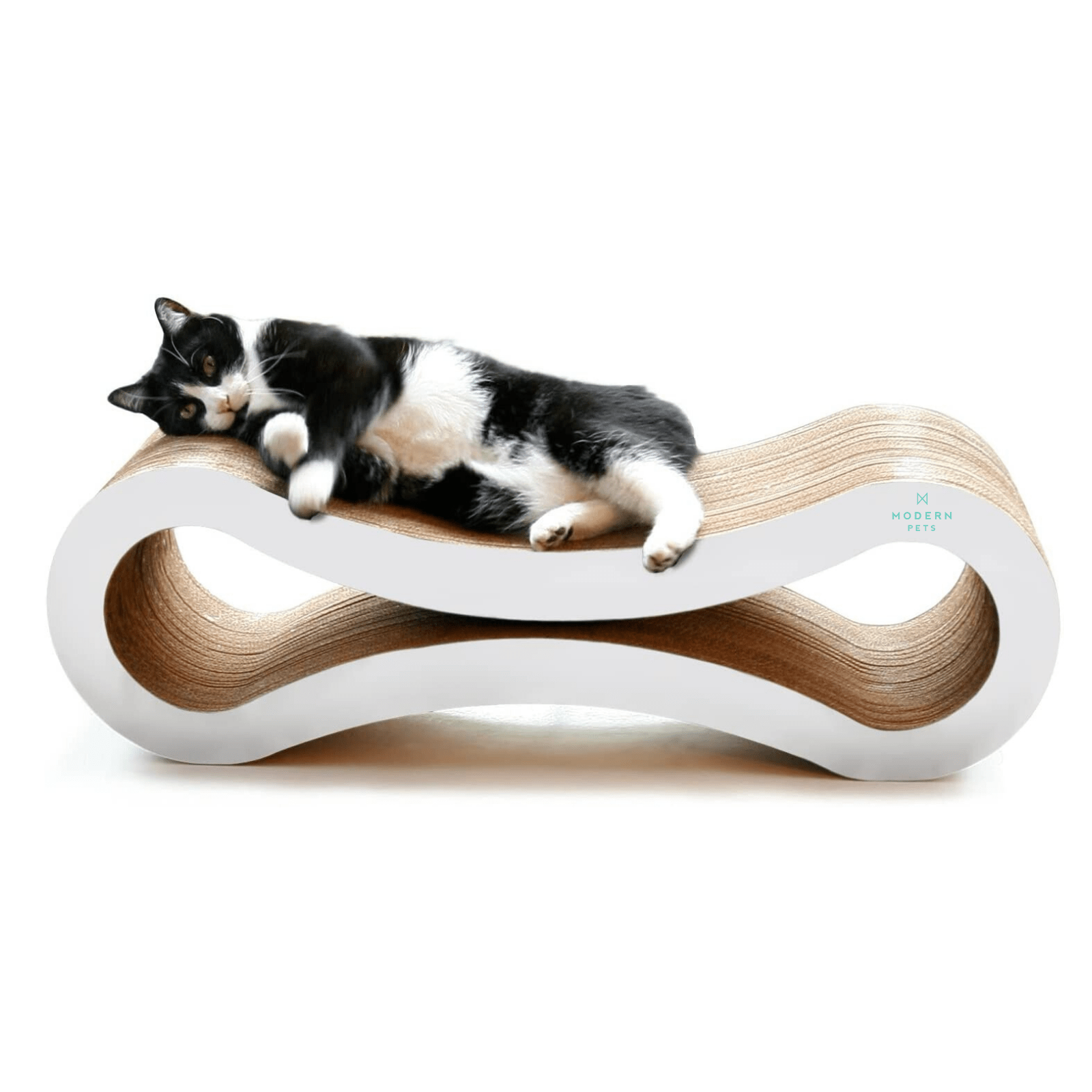 Cat Scratcher Infinity Lounge, White