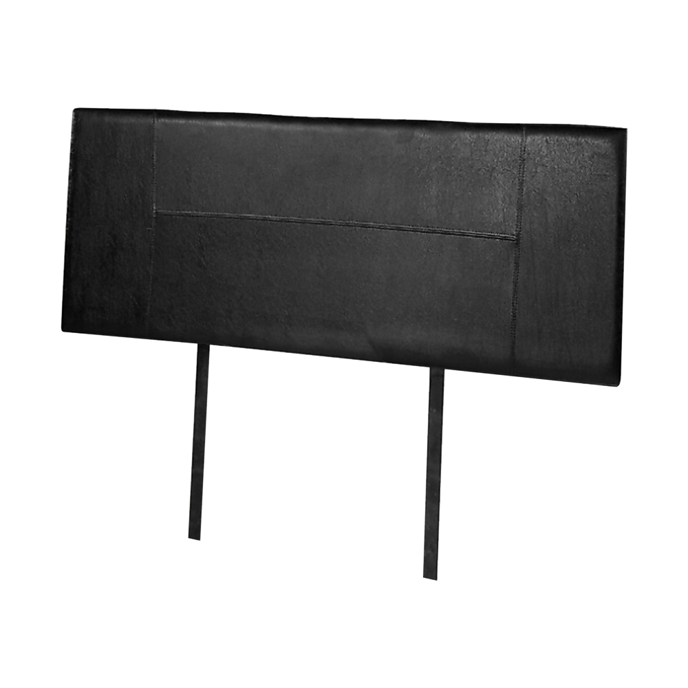 PU Leather Double Bed Headboard Bedhead - Black