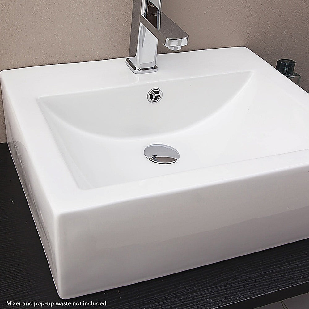 Ceramic Rectangular Above Countertop Basin for Vanity