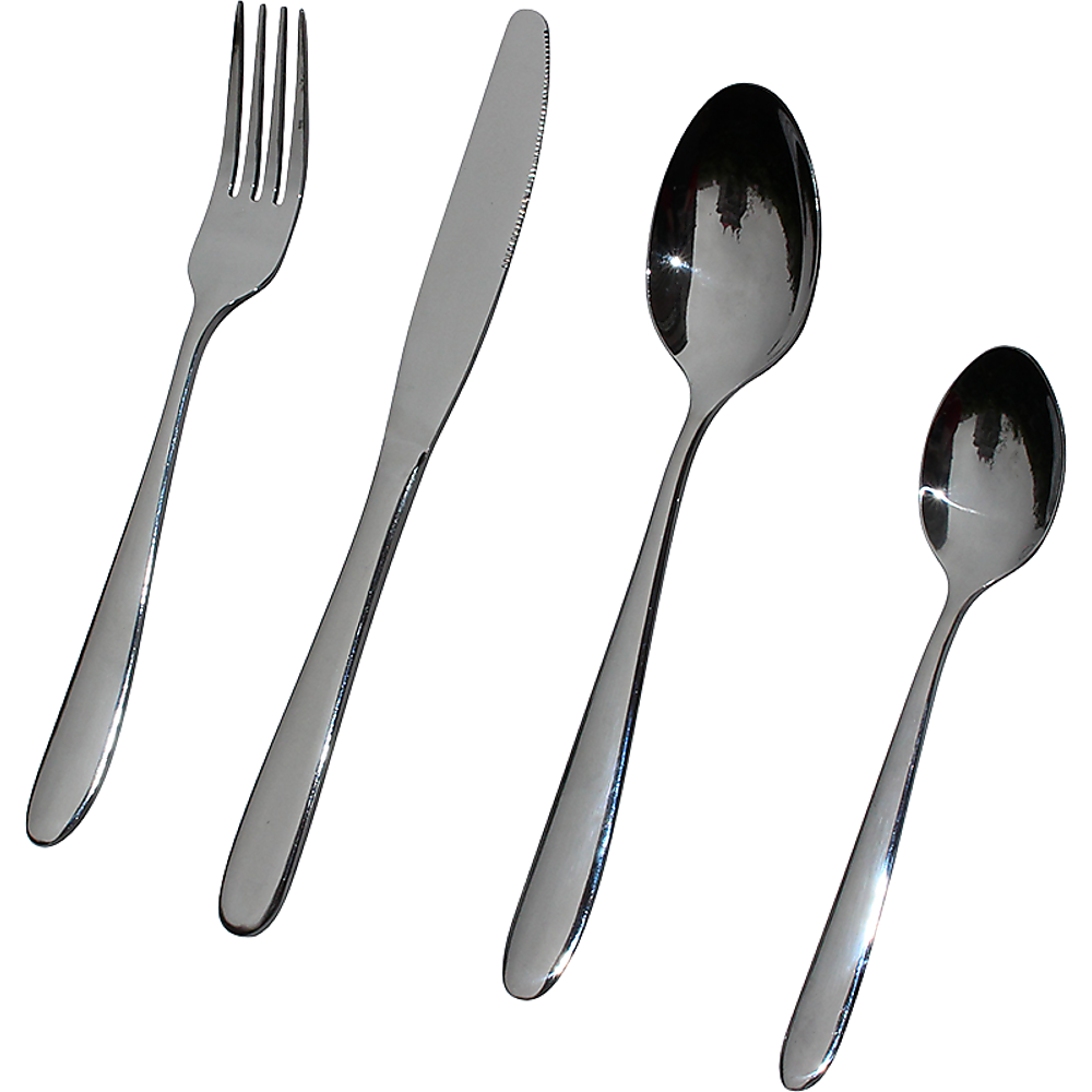 32 Piece Stainless Steel Cutlery Set Knives Fork Spoon Teaspoon