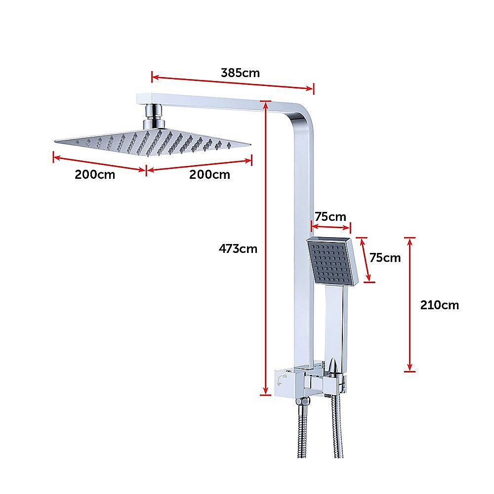 2-in-1 Massage Hand Shower & Head Tap Bathroom Mixer