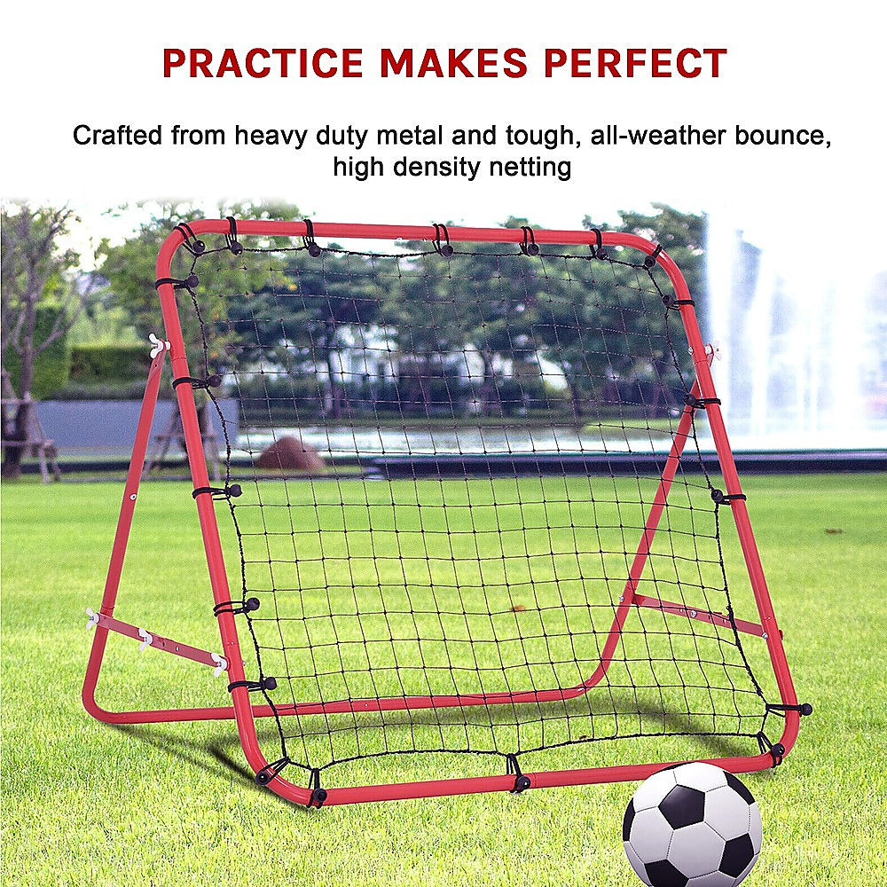 Soccer Rebound Net Sports Trainer Rebounder Football Game Practice Tra