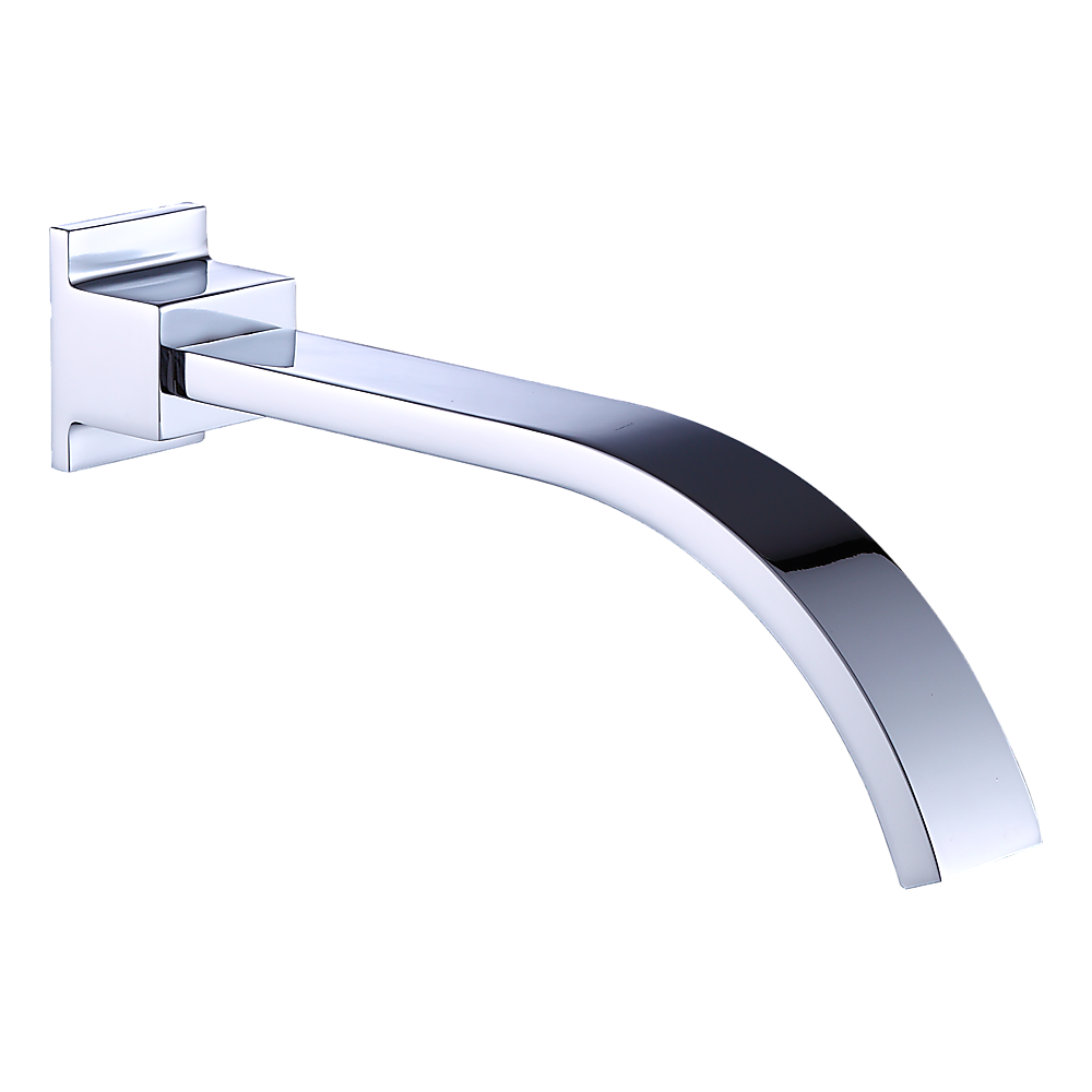 180mm Bath Spout Polished Chrome Finish