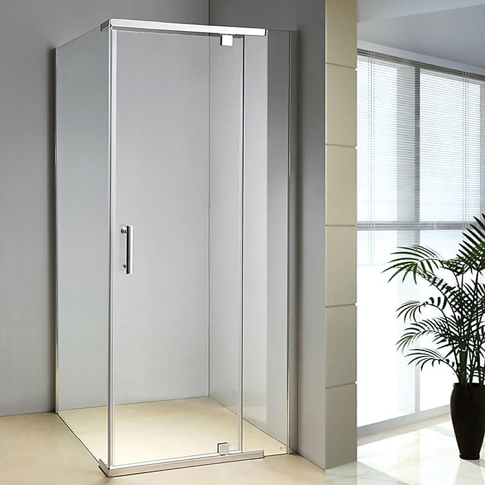 Shower Screen 1000x900x1900mm Framed Safety Glass Pivot Door By Della Francesca