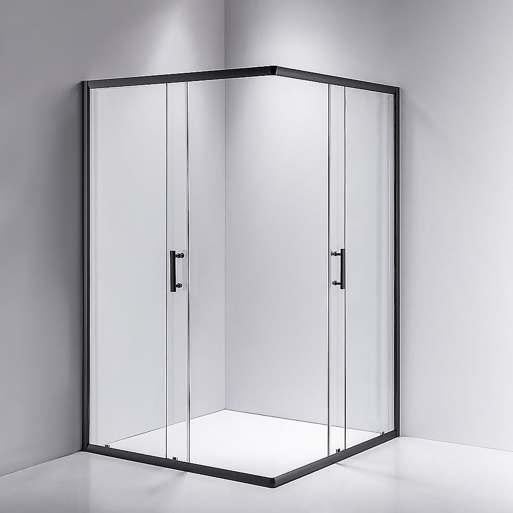 1000 x 1200mm Sliding Door Nano Safety Glass Shower Screen By Della Francesca