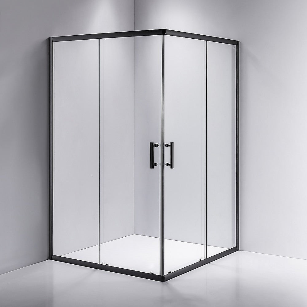 1200 x 800mm Sliding Door Nano Safety Glass Shower Screen By Della Francesca