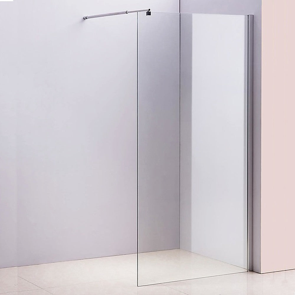 1200 x 2100mm Frameless 10mm Safety Glass Shower Screen