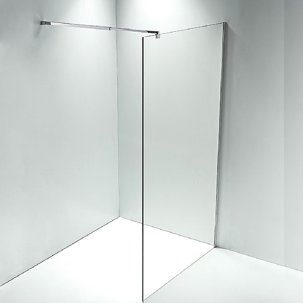 1100 x 2100mm Frameless 10mm Safety Glass Shower Screen