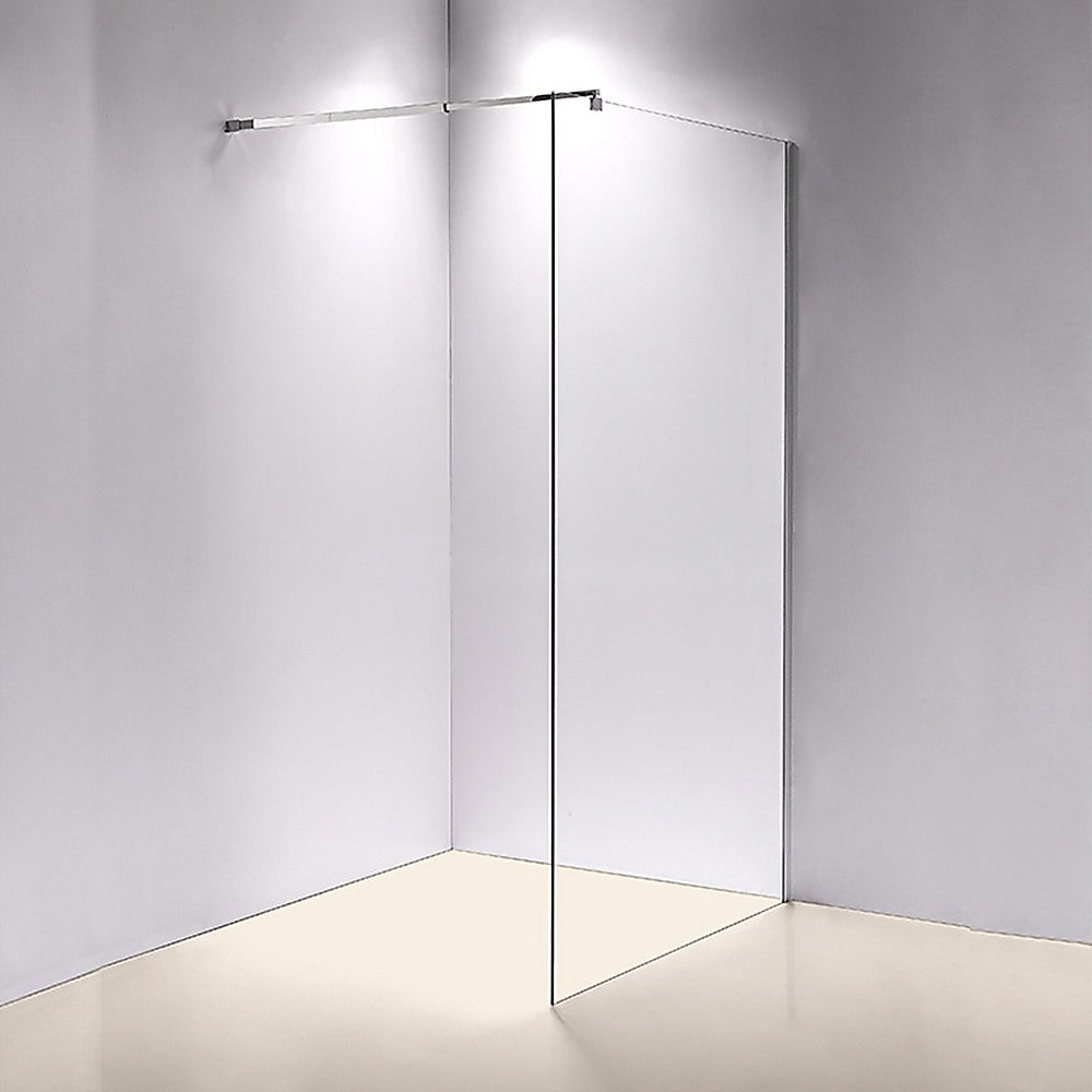 1100 x 2100mm Frameless 10mm Safety Glass Shower Screen