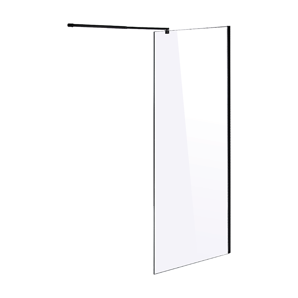 1100 x 2100mm Frameless 10mm Safety Glass Shower Screen