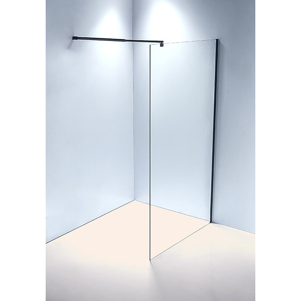 1100 x 2000mm Frameless 10mm Safety Glass Shower Screen