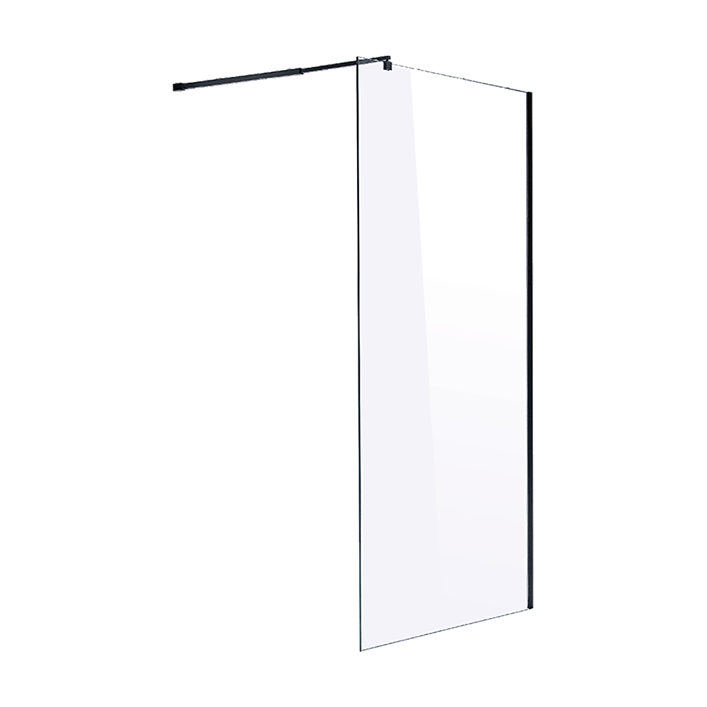 1100 x 2100mm Frameless 10mm Safety Glass Shower Screen