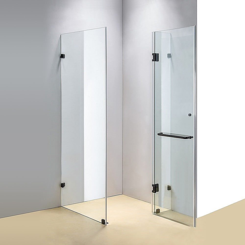 1100 x 1000mm Frameless 10mm Glass Shower Screen By Della Francesca